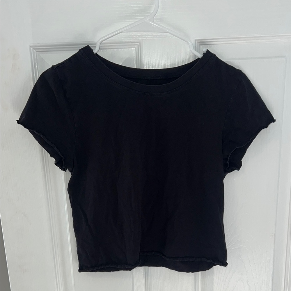 Urban Rebel Classic Black Women's Crop Top Size L